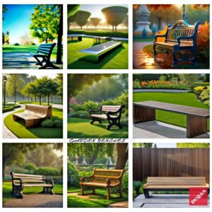 "Enhance Your Outdoor Sanctuary With Duqaa Handicrafts' Exquisite Benches! 🌳 Choose From A Variety Of Designs Including Cast Iron And Fiberglass. #Outdooroasis"