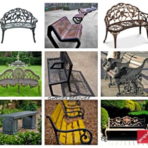 "Make A Statement In Your Park Or Outdoor Area With Our Premium Benches From Duqaa Handicrafts! 🌳💫 Quality Craftsmanship At Its Finest! #Parkbenches #Qualitycraftsmanship #Duqaaexports"