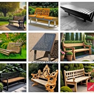 "Explore The Beauty Of Nature While Relaxing On Our Durable Cast Iron Garden Bench! 🌳💫 #Wholesaledeals #Qualitycraftsmanship #Duqaa"