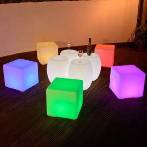 Discover The Perfect Blend Of Style And Functionality With Duqaa Handicrafts' Elegant Led Standing Tables 💡 #Leddecor #Innovativedesig
