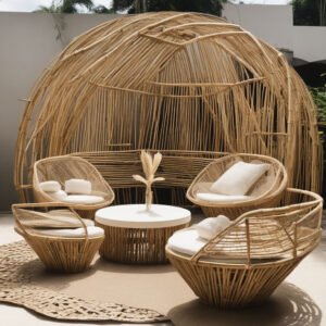 Welcome To Duqaa Handicrafts - Your One-Stop Destination For Exquisite Outdoor Wicker & Rattan Furniture Sets! 🌿💫 #Handcraftedelegance #Duqaahandicrafts